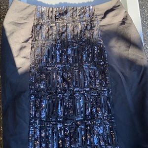 Black Sequence Skirt